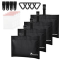 4 Pack Boat Cover Sand Bags Mooring Kit with Tarp Clips 600D Waterproof