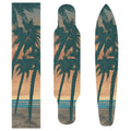 HUSSRITY Beautiful Sunset Beach Longboard Grip Tape 44" x 10" Bubble Free Skateboard Grip Tape Sheet Scooter Grip Tape Easy Apply Grip Tape for Skateboards