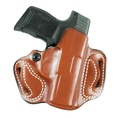 DeSantis Gunhide 086, Mini Slide, Belt Holster, Fits SIG SAUER P365, RH, Tan Leather 086TA8JZ0