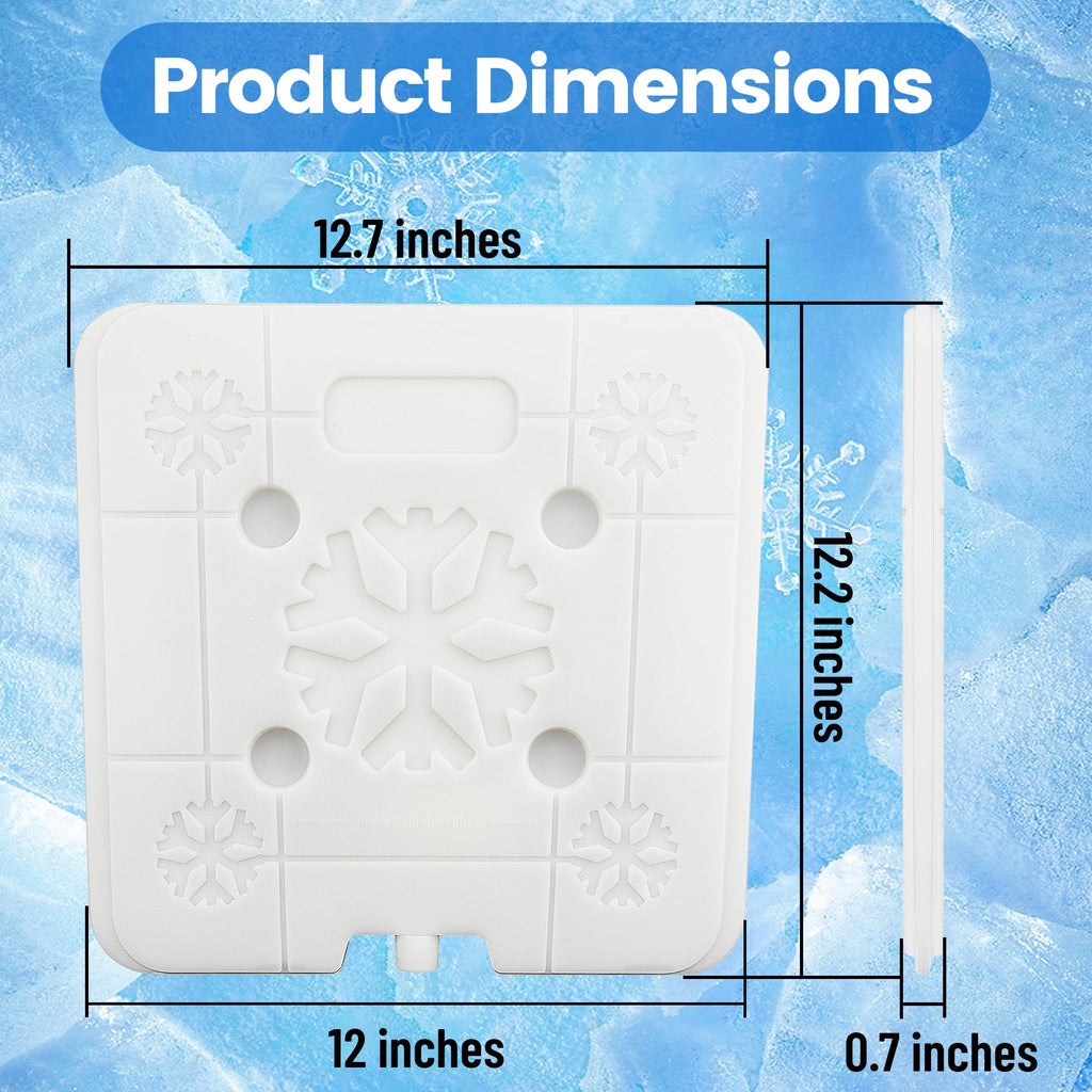Omoojee 52 QT Ice Pack Cooler Divider, Compatible with RTIC 52QT Ultra Light Cooler, Freezable Cooler Divider, Cooler Accessories