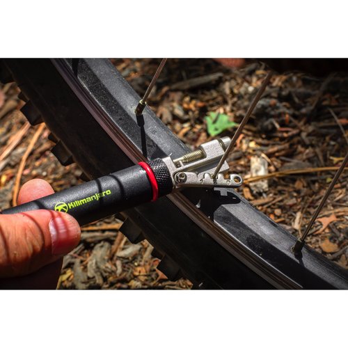 Kilimanjaro Handlebar-Fitting Bicycle Tool Kit – Compact Bike Repair Set with Chain Tool, Spoke Wrench, Tire Plugs, Hex, Torx & Phillips Bits – Barend Storage Handles – 910531ECE