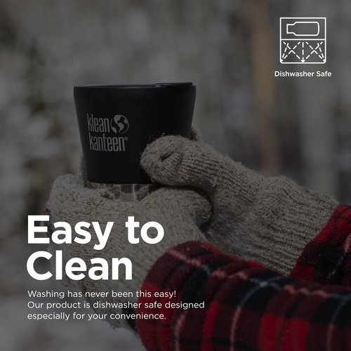 Klean Kanteen Tumbler Lid - Dishwasher-Safe, BPA-Free Lid for Tumblers - Premium Lid Replacement - Black