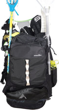 Athletico Lacrosse Bag - Extra Large Field Hockey Backpack with Two Stick Holders & Cleats Compartment