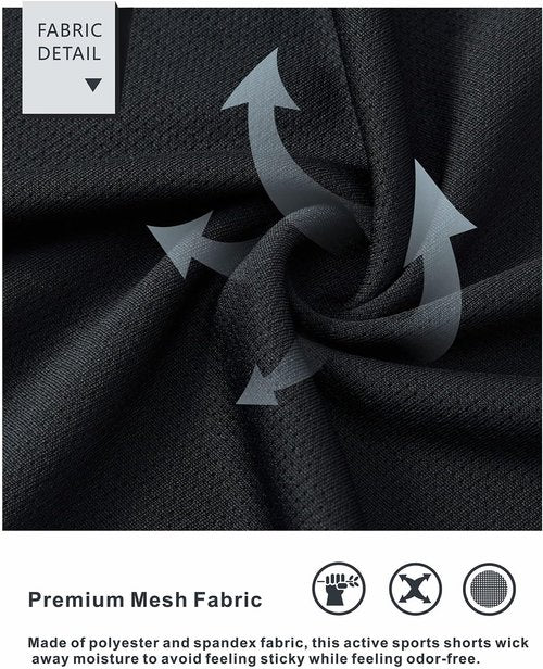 NORTHYARD Men's Athletic Basketball Shorts - Quick Dry Lightweight Mesh | 5"/7"/10" Sizes Available