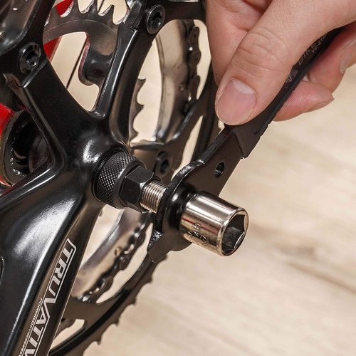 BikeHand Bike Crank Extractor Puller Remover for Square Threaded Taper Crankset - Easy Bicycle Crank Arm Removal Tool