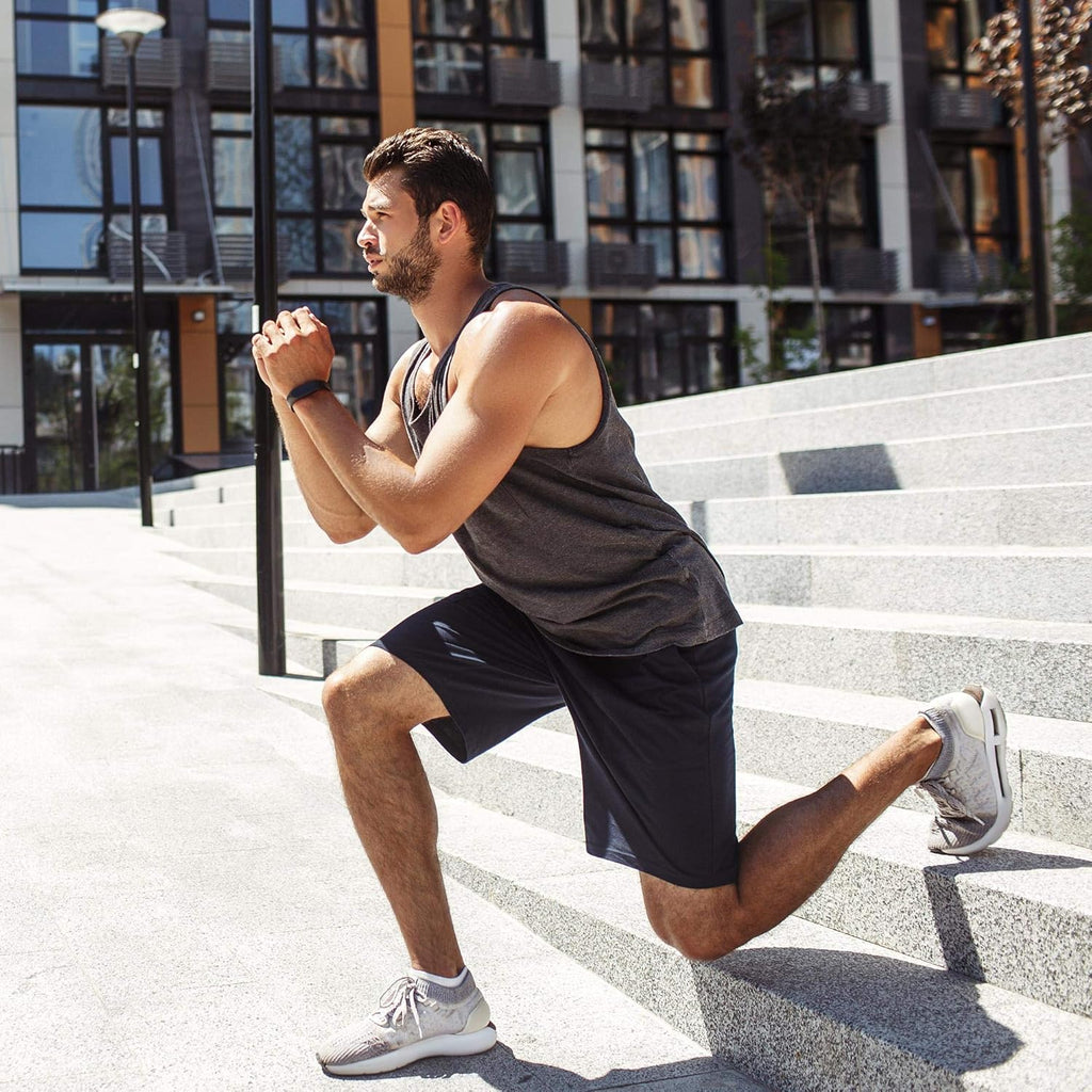 Skiennix Men's Athletic Shorts - Quick Drying Activewear with Pockets for Gym Workouts