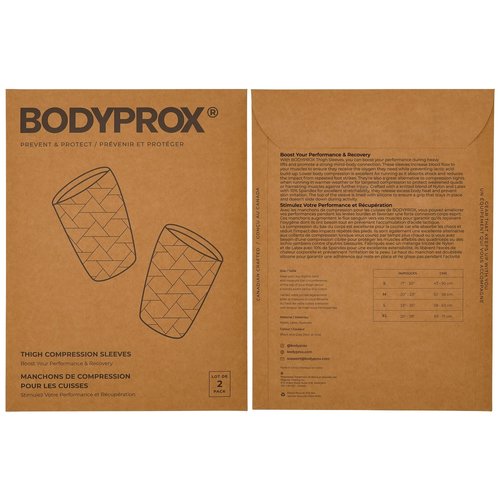 BODYPROX Thigh Compression Sleeve(1 Pair), Hamstring Compression Sleeve for Men and Women(Medium)