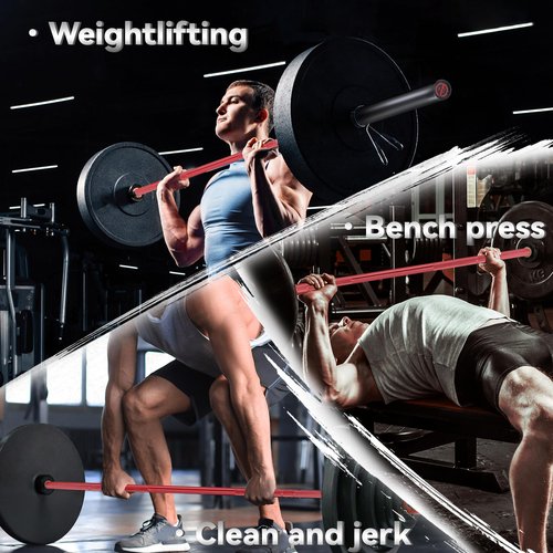 GarveeLife Barbell Bar for Weightlifting - 7FT Heavy Duty (1500LB/700LB), 4FT Short (500LB), 4FT EZ Curl Bar