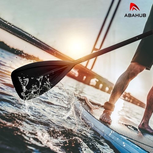 Abahub SUP Paddles - Adjustable 3-Piece Lightweight Paddleboard Oar | Aluminum Alloy Shaft 68"-84" in Multiple Colors
