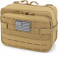 Skiennix Tactical Pouch - Large EDC Gear Organizer with MOLLE System & Expandable Medical Pocket