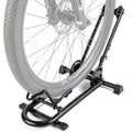Indoor Bike Floor Stand - Bike Stand Rack for Garage/Home - Bike Storage Bicycle Parking Rack Fit 26”-29” Mountain Road Bikes
