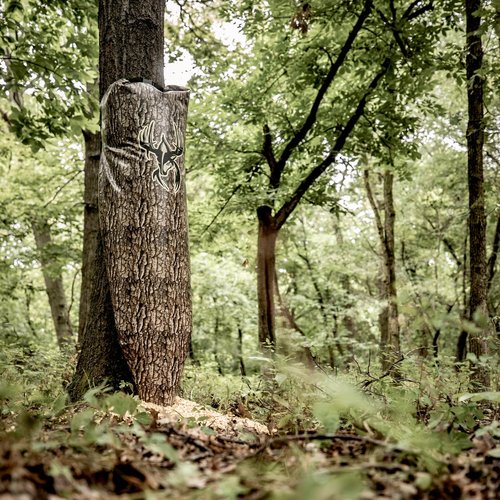 WILDGAME INNOVATIONS Treehugger 100 lb Trubark HD Camo Gravity Bag Feeder Durable Lightweight Weatherproof Game Feeder for Hunting