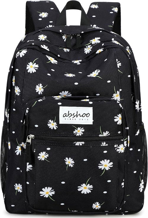 Abshoo Classical Basic Travel Backpack - Water Resistant Bookbag for School | Durable & Stylish