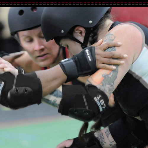 187 Killer Pads Derby Wrist Guards – Slide-On Wrist Protection for Roller Derby
