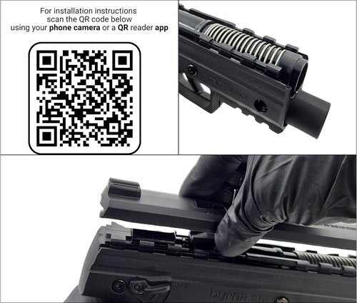 BYRNA 12 Gram CO2 Extender Adapter - Boost Performance for LE/SD/HD/EP Cartridges