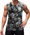 Marsvovo Sleeveless Workout Shirts - Lightweight Breathable Tees for Men | Summer Casual Crewneck Tank Tops