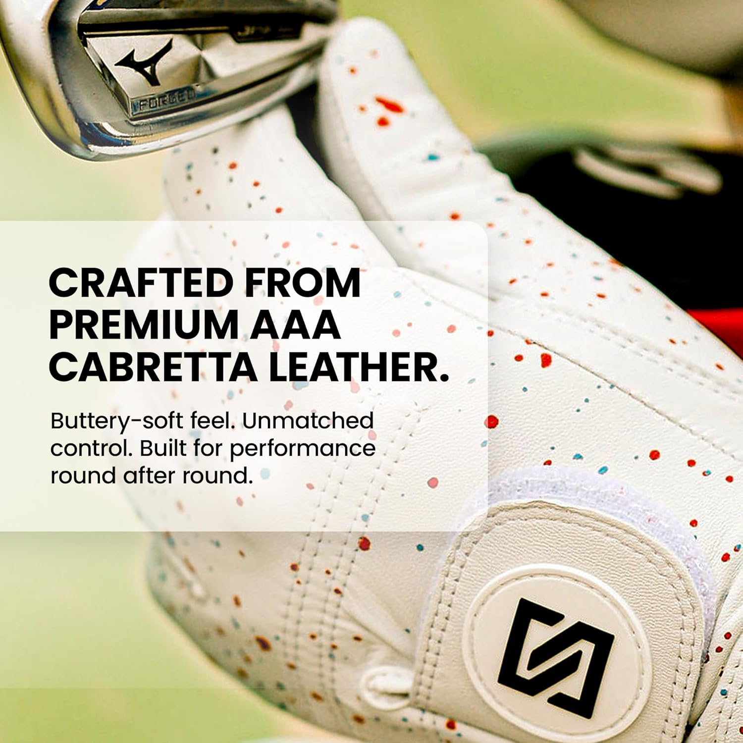 Skiennix Premium Golf Glove - 100% AAA Cabretta Leather for Superior Feel & Performance | Men's Left Hand