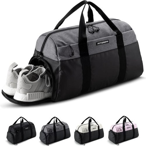 Fitgriff® Gym Bag V2 - Versatile Duffle Bag with Shoe & Wet Compartment for Travel, Sports & Fitness