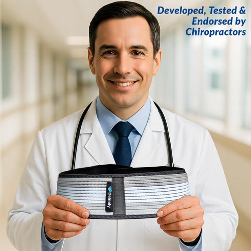 Dainely Sacroiliac Si Joint Support Belt - Sciatica Pain Relief Belt - Hip Stabilizer Belt for Men & Women - Pelvic support band for Lower Back Regular 30-42”