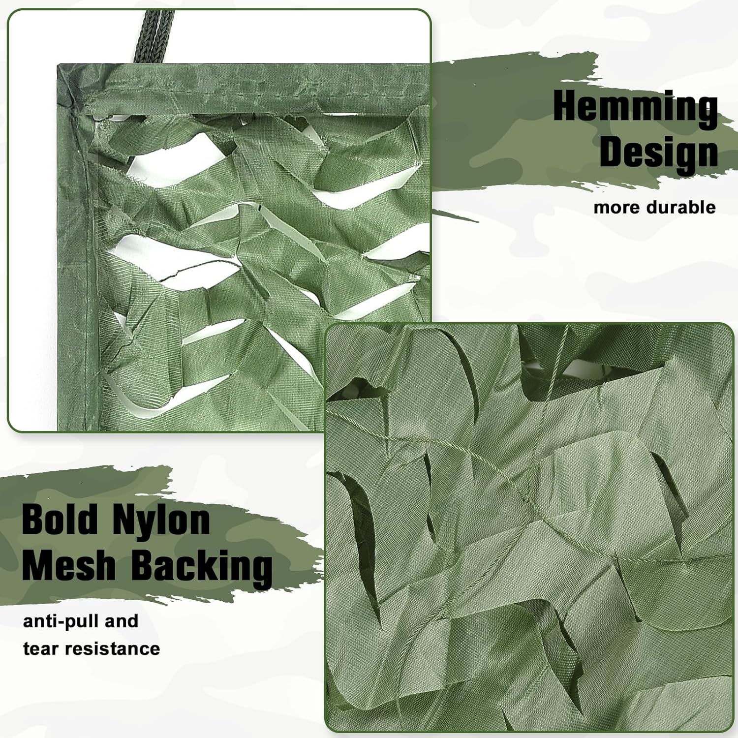 Skiennix Camo Netting - Versatile Camouflage Net for Hunting, Camping, and Decorations | 20x20, 10x20, 10x10 Sizes