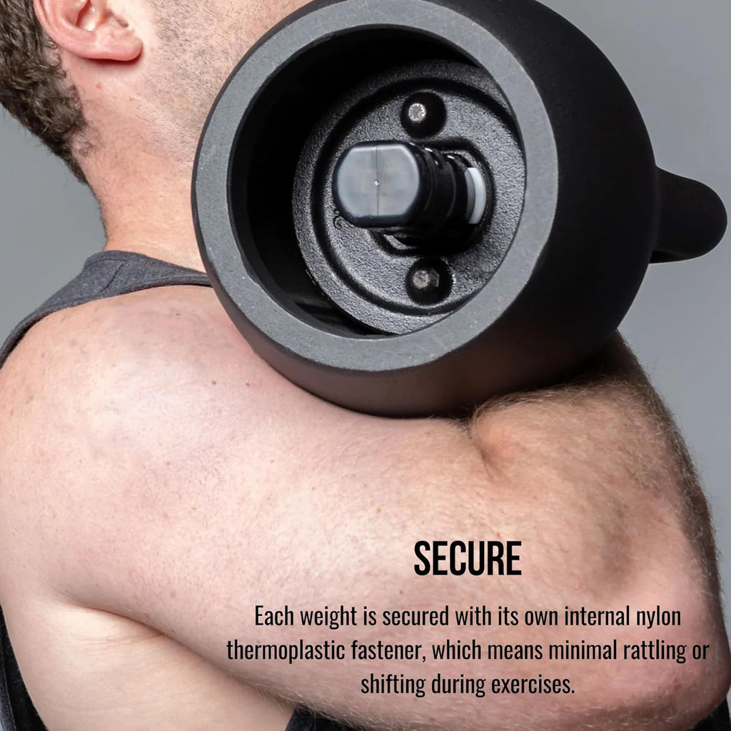 Rep Fitness Adjustable Kettlebell - Versatile Weight Set for Home Gym | 20–40 lb (9–18 kg) Options