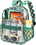 BTOOP Clear Mini Backpack - Transparent Stadium Event Bag | 12x12x6 Small Size for Concerts & Travel