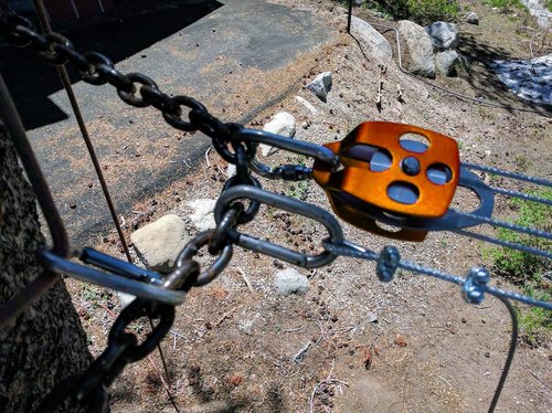 Ito Rocky Double Sheave Pulley 32 kN CE Certified Rescue Climbing Gear with Swing Plate for Progress Capture System Rigging Hauling Arborist Tree Climbing