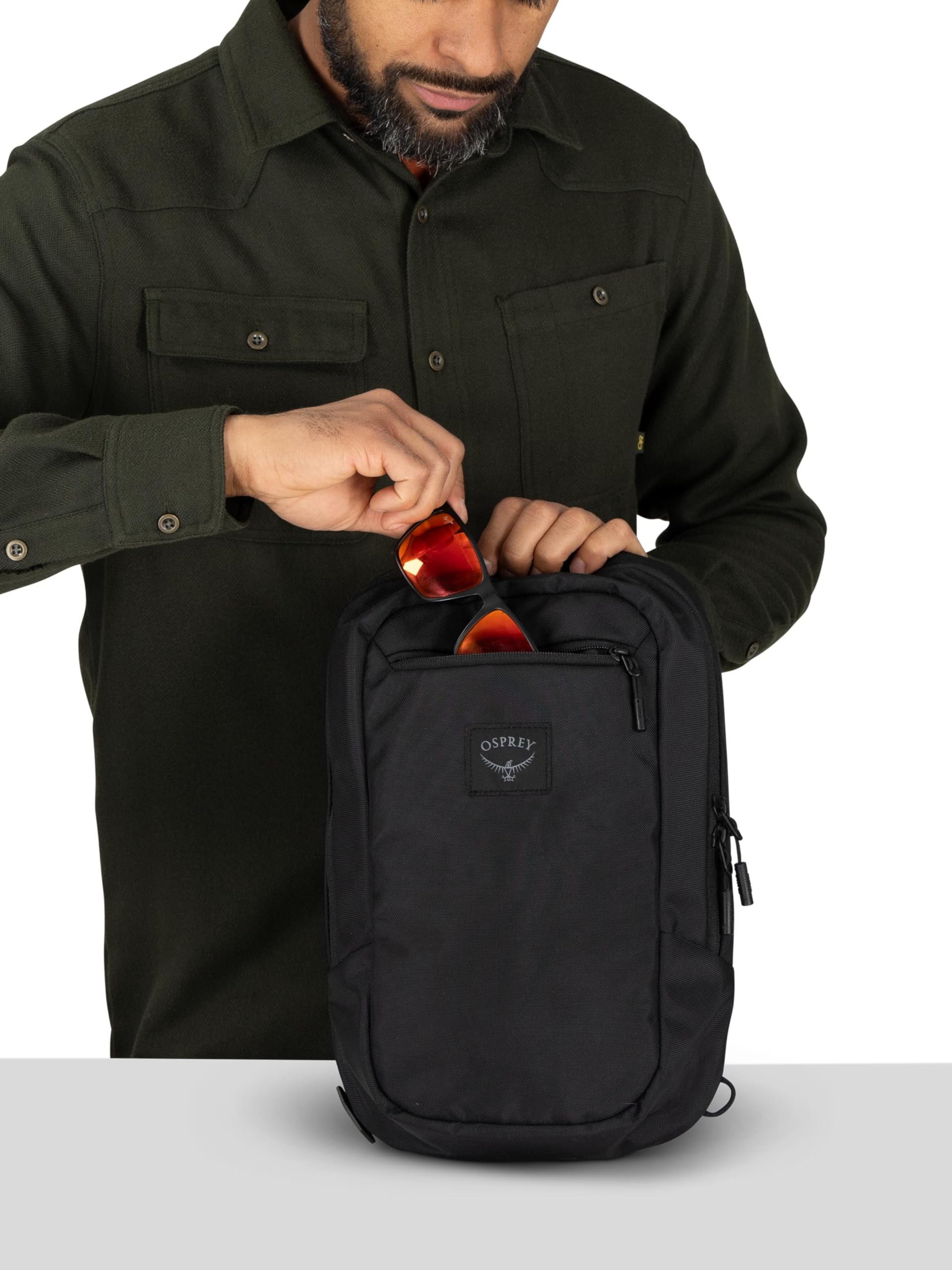 Osprey Aoede Sling Shoulder Bag, Tan Concrete