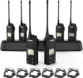 SAMCOM FPCN10A Two-Way Radios - High Power 3000mAh Walkie Talkies for Adults | 6 Pack for Commercial Use