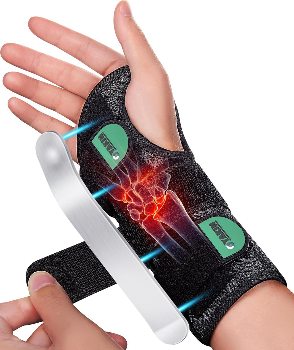 Oyakin Wrist Brace for Carpal Tunnel Night Support, Adjustable Wrist Splint for Tendonitis, Arthritis, Sprains, Wrist Pain Relief, Comfortable Hand Brace for Men and Women Right Left Hand