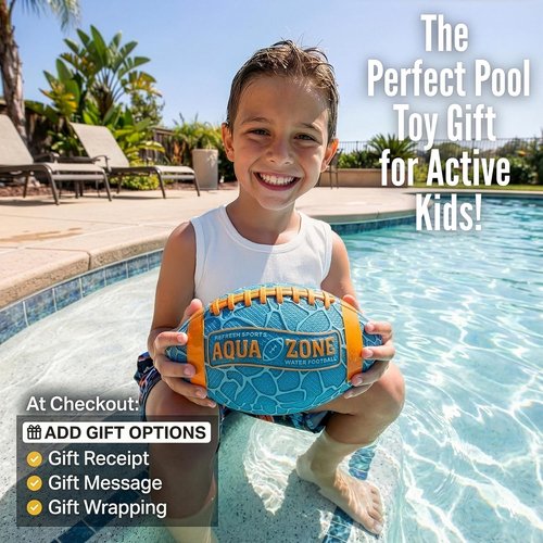**Water Football by Regine Switzerland | Soft & Easy Grip Pool Toy for Kids - Perfect for Outdoor Fun**