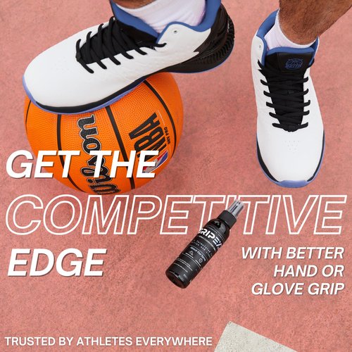 GRIPEXX Sports Hand Grip Spray (4oz)- Boost Performance, Enhance Control and Maximize Grip - for Athletes: Tennis, Football, Pole Dancing, Basketball, Baseball, Golf, etc- Natural Rosin-Based Formula