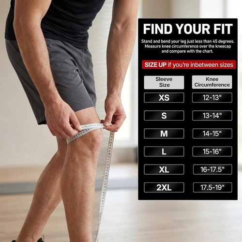 McDavid Knee Pad - Thick Gel Insert for Impact Absorption | Compression Sleeve for Sports - Left/Right Knee