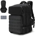 Gracedon Military Tactical Backpack - 45L Assault Pack for Travel & Hiking | Black Daypack for Men & Women