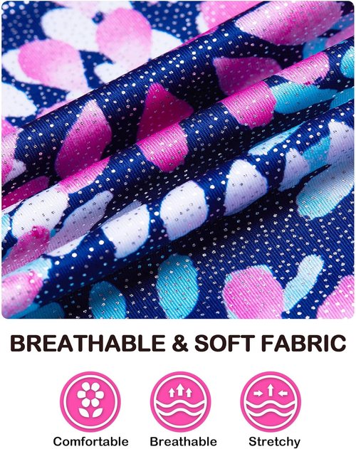 Domusgo Gymnastics Leotards - Sparkly One-Piece Tumbling Outfits for Girls | Stylish & Comfortable