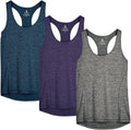 Icyzone Women's Racerback Running Tank Tops - Comfortable Athletic Wear | Pack of 3