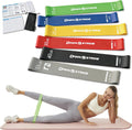 Skiennix 6-Levels Resistance Loop Bands Set - Elastic Workout Bands for Yoga & Strength Training | Includes Guide & Carry Bag