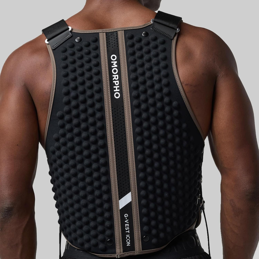 OMORPHO Men's G-Vest Icon - Adjustable 10 lb Weighted Vest for Enhanced Comfort in Training | Hiking & Running