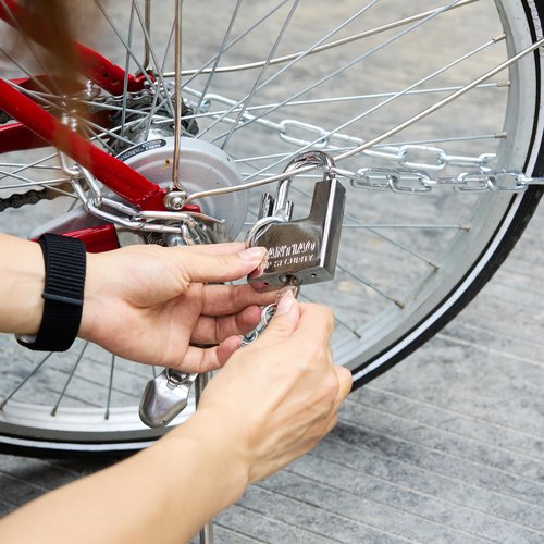 39 Inch/1 Meter Chain Lock with Heavy Duty Locks Stainless Steel Security Anti Cut Padlock with Same Keys Anti Theft Protection for Bicycle,Motorcycle,Scooter,Door,Fence,Garage