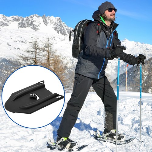 Shupakul 2 Pcs Snowshoe Accessory Tail, 6 Inch Snowshoes Flotation Tail, Detachable Snowshoes Replacement Accessories Fit for All Evo Snowshoe Model