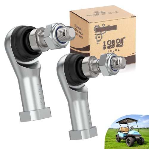 10L0L 2 Pack Ball Joint Tie Rod End Kit 102022601 102288301 Replacement for Club Car Precedent 2004-up & Tempo 2018-up Golf Cart