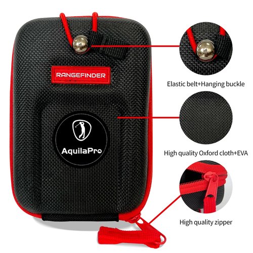AquilaPro Mini4 Golf Rangefinder and Rangefinder Case