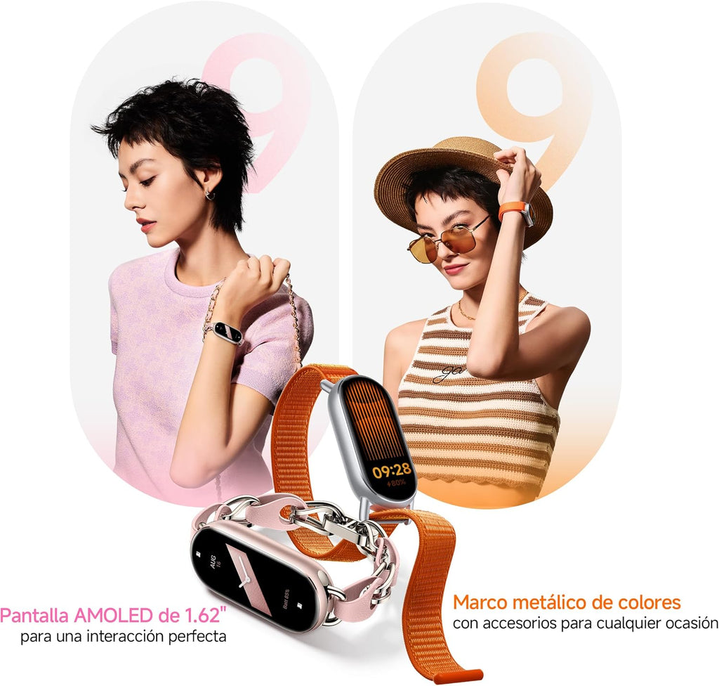 XIAOMI Smart Band 9 | 1.62" AMOLED Display, 233 mAh Battery, 21 Days Battery Life | 150+ Workout Modes - Arctic Blue
