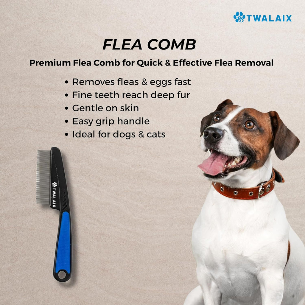 Skiennix 6-in-1 Pet Grooming Kit - Complete Grooming Tools for Dogs & Cats | Deshedding, Nail Care & More
