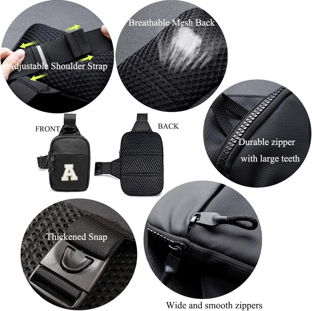 Skiennix Mini Sling Bag - Trendy Waterproof Crossbody Chest Bag for Men | Lightweight Daypack
