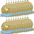 Academic Excellence Medals by [Brand Name] - 20 Pcs Gold Reading Medals with Neck Ribbons | 2.4 Inch Trophy Awards for Competitions