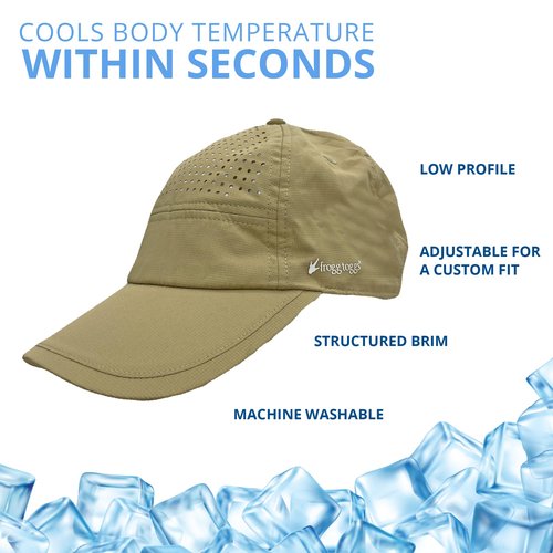 FROGG TOGGS Chilly Pro Cooling Hat, Instant Cooling and Sun Protection