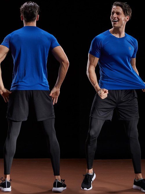 NELEUS Men's Dry Fit Athletic Shirts - Breathable Mesh for Ultimate Comfort | Various Sizes Available