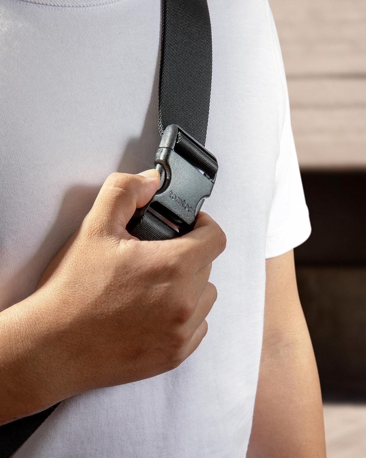 tomtoc Compact EDC Sling Bag - Versatile Design with Extension Strap for Everyday Use