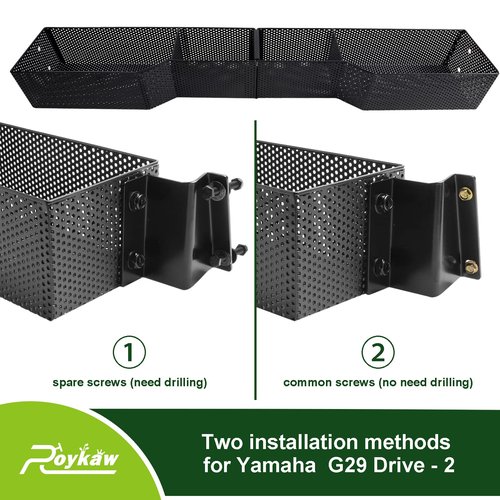 Roykaw Golf Cart Front Inner Basket Dash Storage/Tray Organizer Compatible with Yamaha G29/Drive/Drive 2 Models, Upgrade Larger Compartments & More Sturdy and Durable